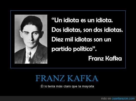 És la política, imbècil